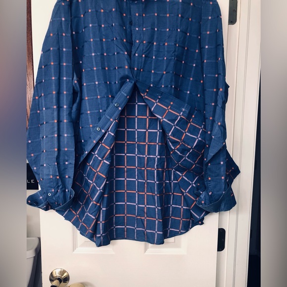 BUGATCHI Mens designer long sleeve shirt (XL) - Picture 3 of 4